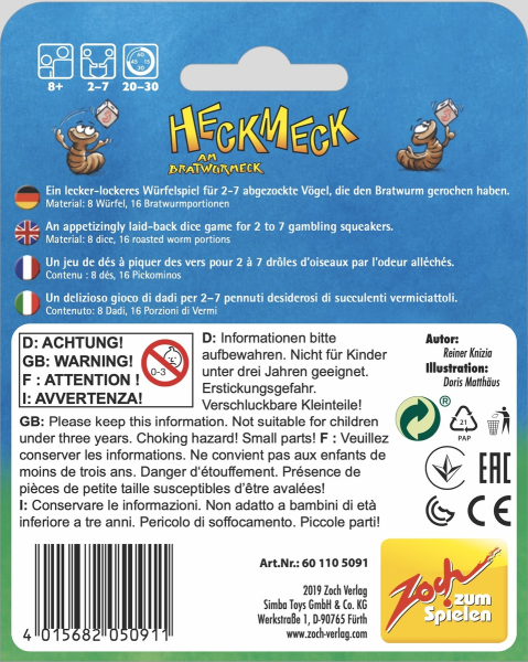 Zoch 601105091 - Heckmeck am Bratwurmeck Mini